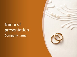 Invitation Wedding Paper PowerPoint Template