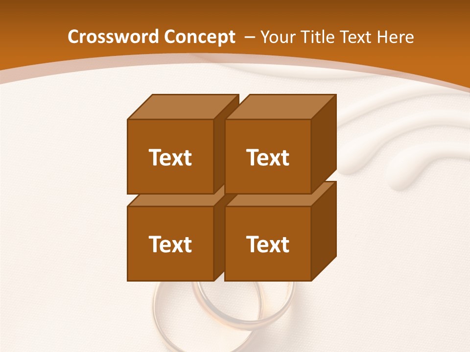 Invitation Wedding Paper PowerPoint Template