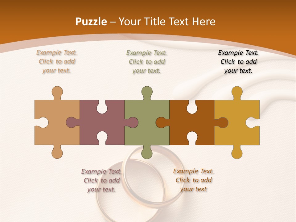 Invitation Wedding Paper PowerPoint Template