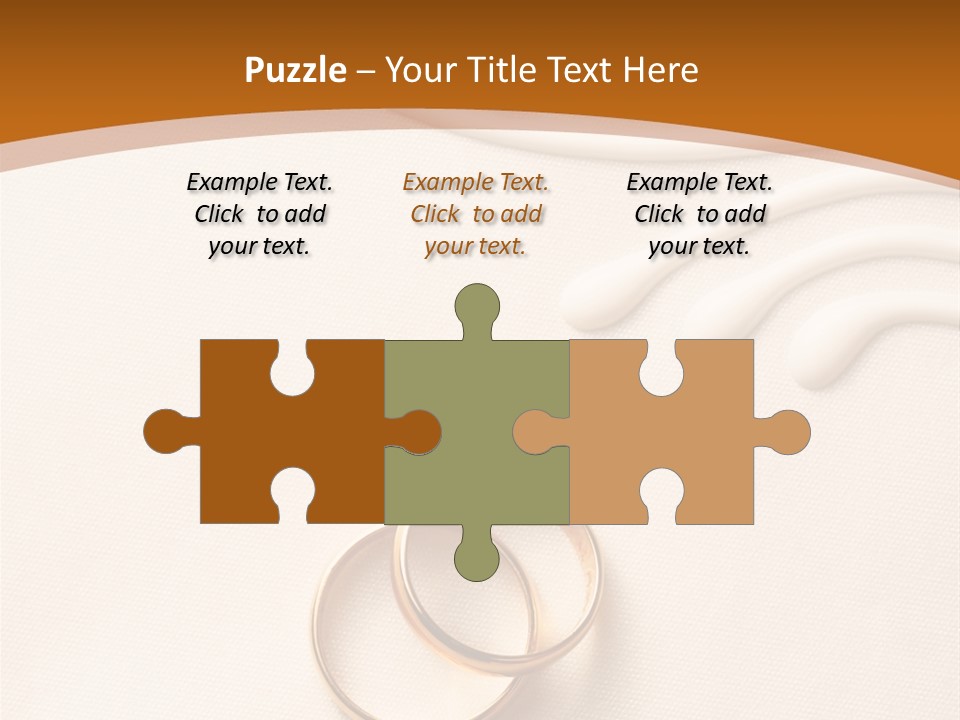 Invitation Wedding Paper PowerPoint Template