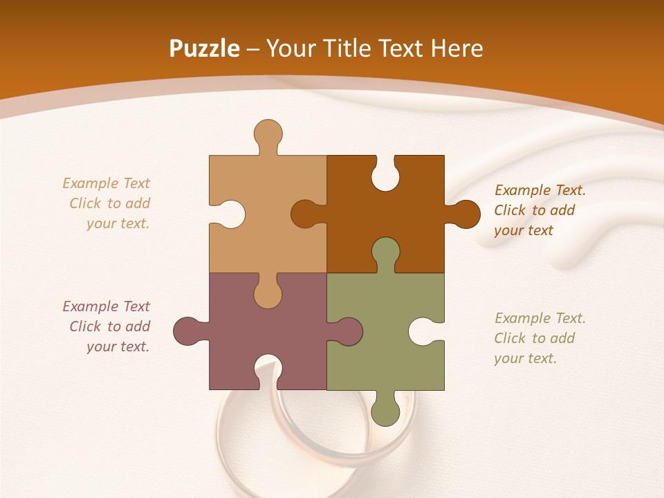 Invitation Wedding Paper PowerPoint Template