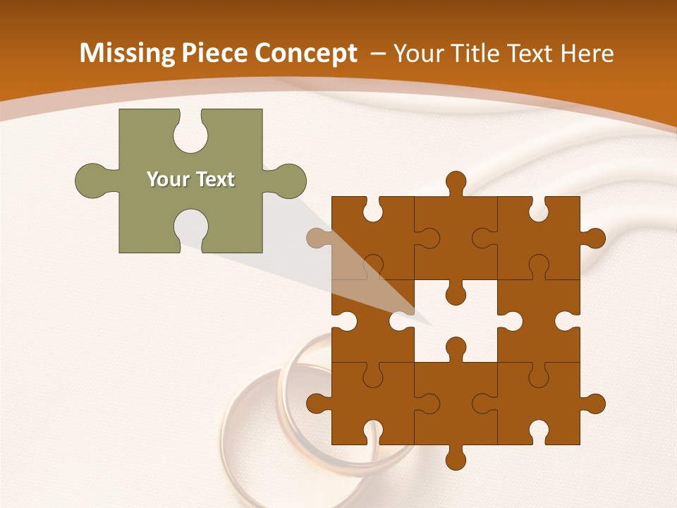 Invitation Wedding Paper PowerPoint Template