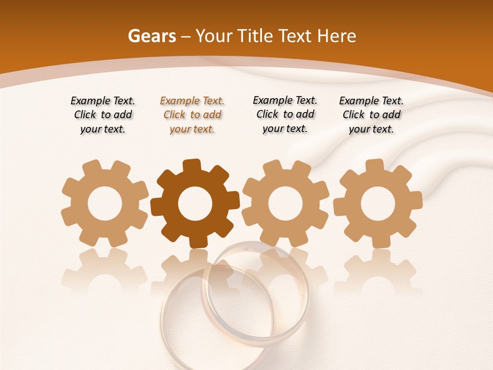 Invitation Wedding Paper PowerPoint Template