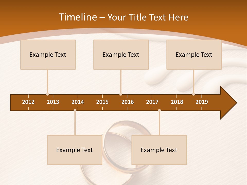 Invitation Wedding Paper PowerPoint Template