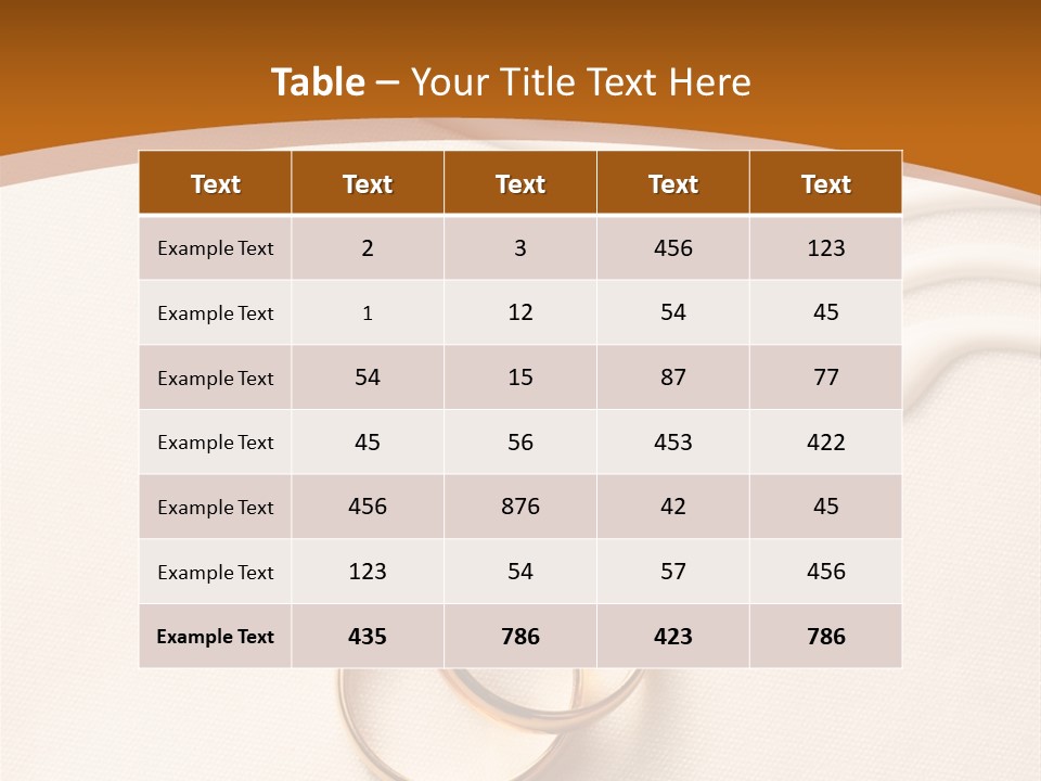 Invitation Wedding Paper PowerPoint Template