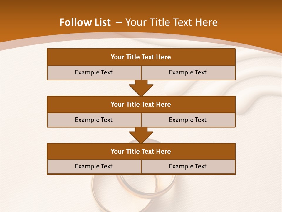 Invitation Wedding Paper PowerPoint Template