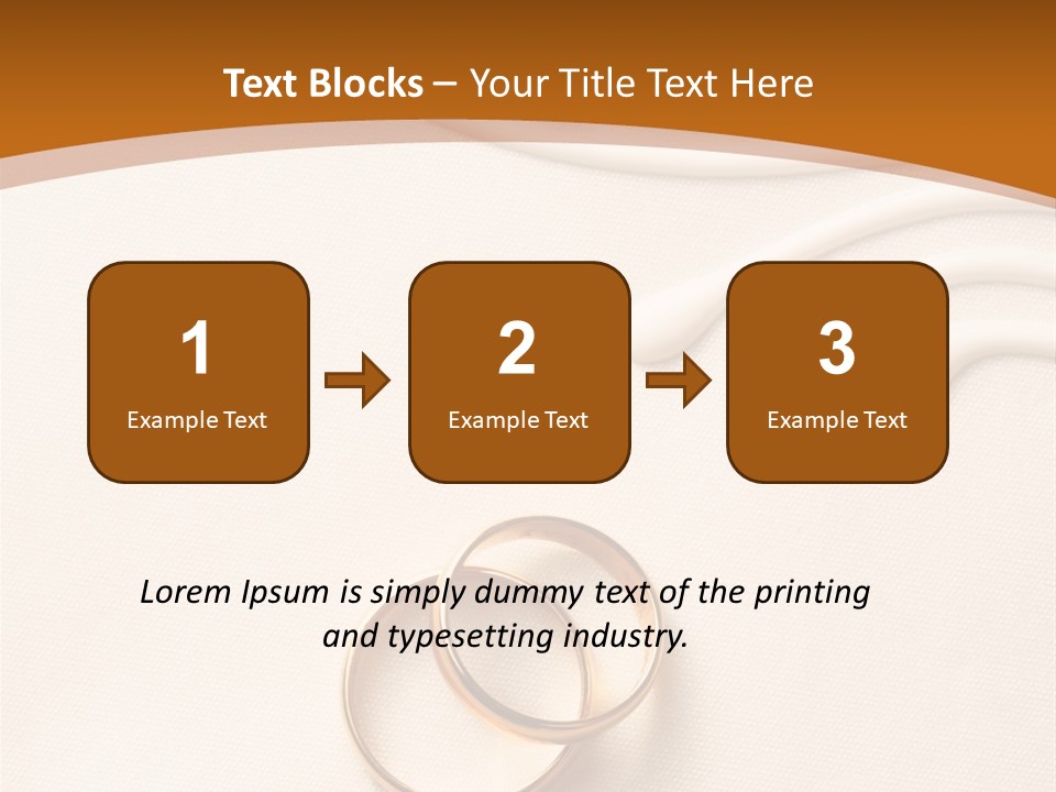 Invitation Wedding Paper PowerPoint Template