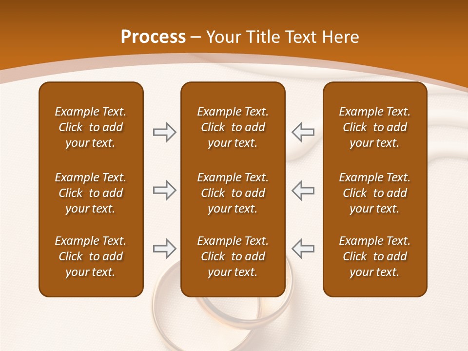 Invitation Wedding Paper PowerPoint Template