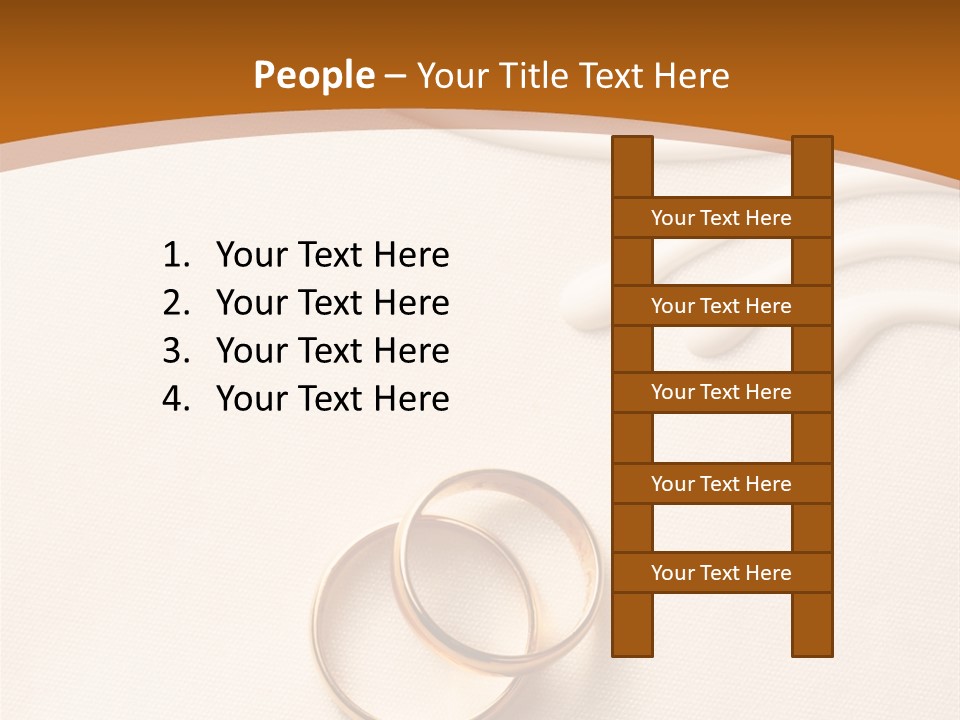 Invitation Wedding Paper PowerPoint Template