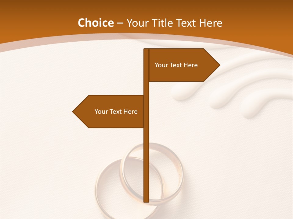 Invitation Wedding Paper PowerPoint Template