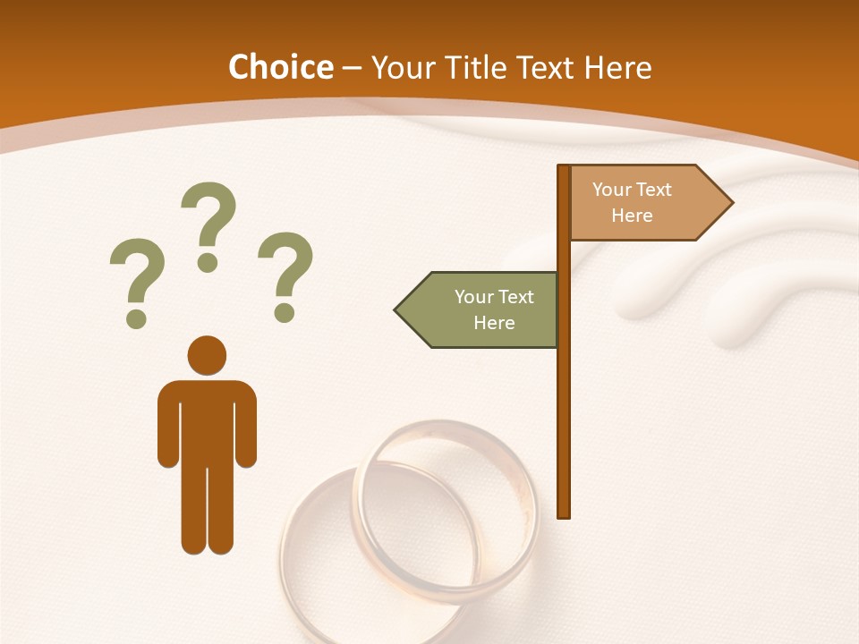 Invitation Wedding Paper PowerPoint Template