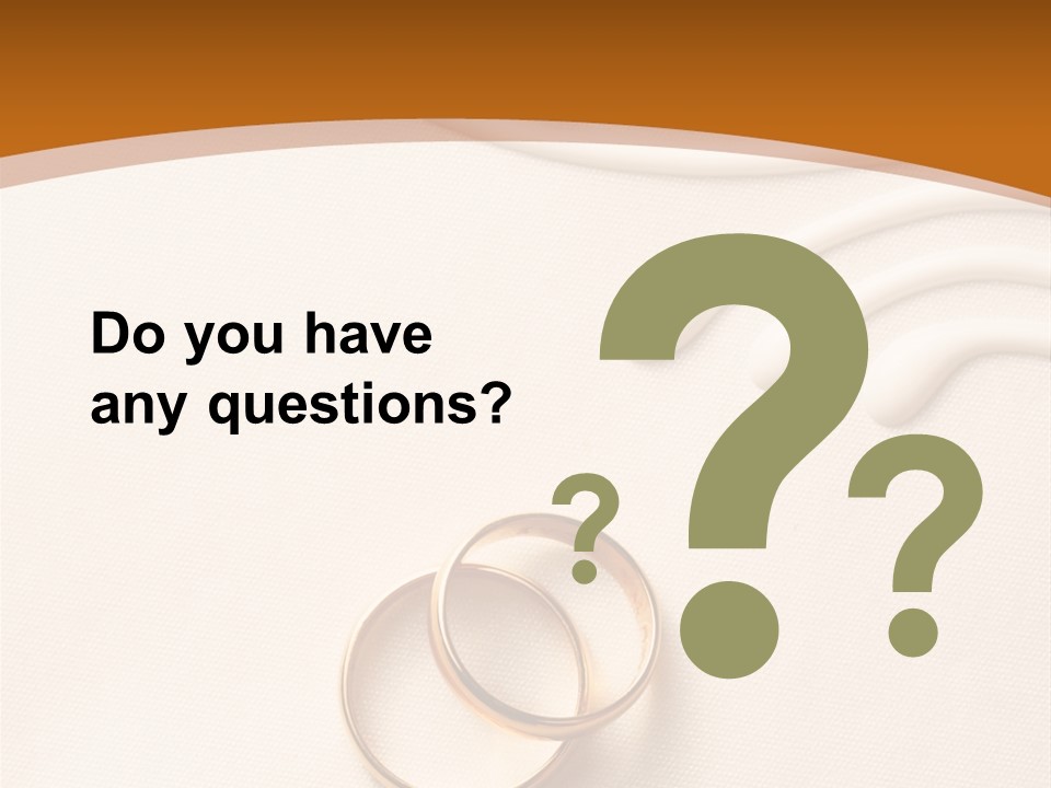 Invitation Wedding Paper PowerPoint Template