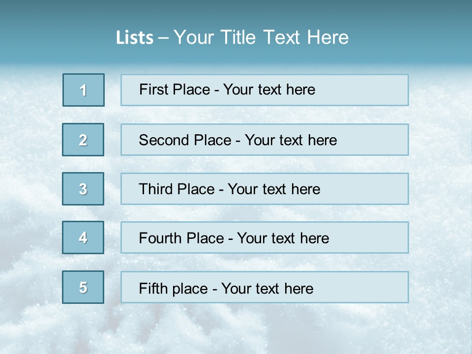 Snowflake PowerPoint Template
