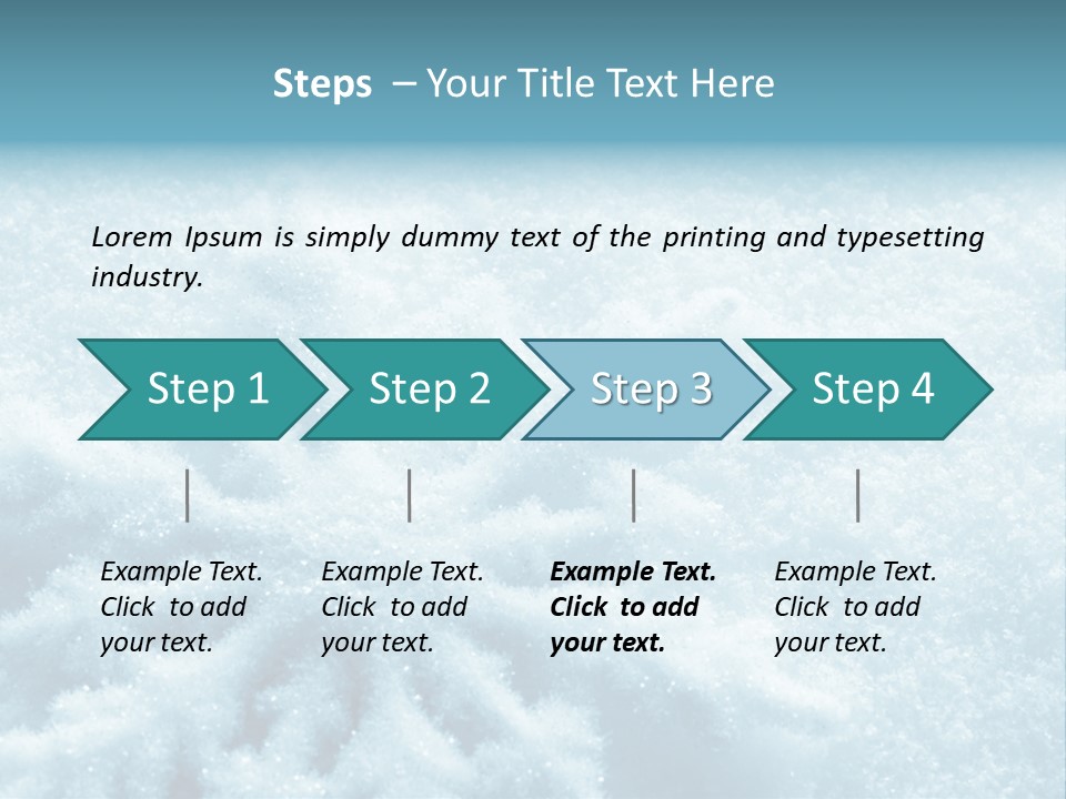 Snowflake PowerPoint Template