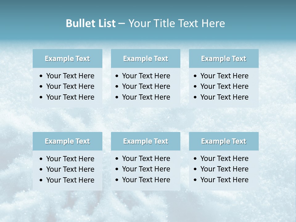 Snowflake PowerPoint Template