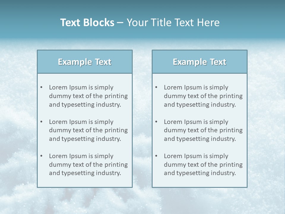 Snowflake PowerPoint Template