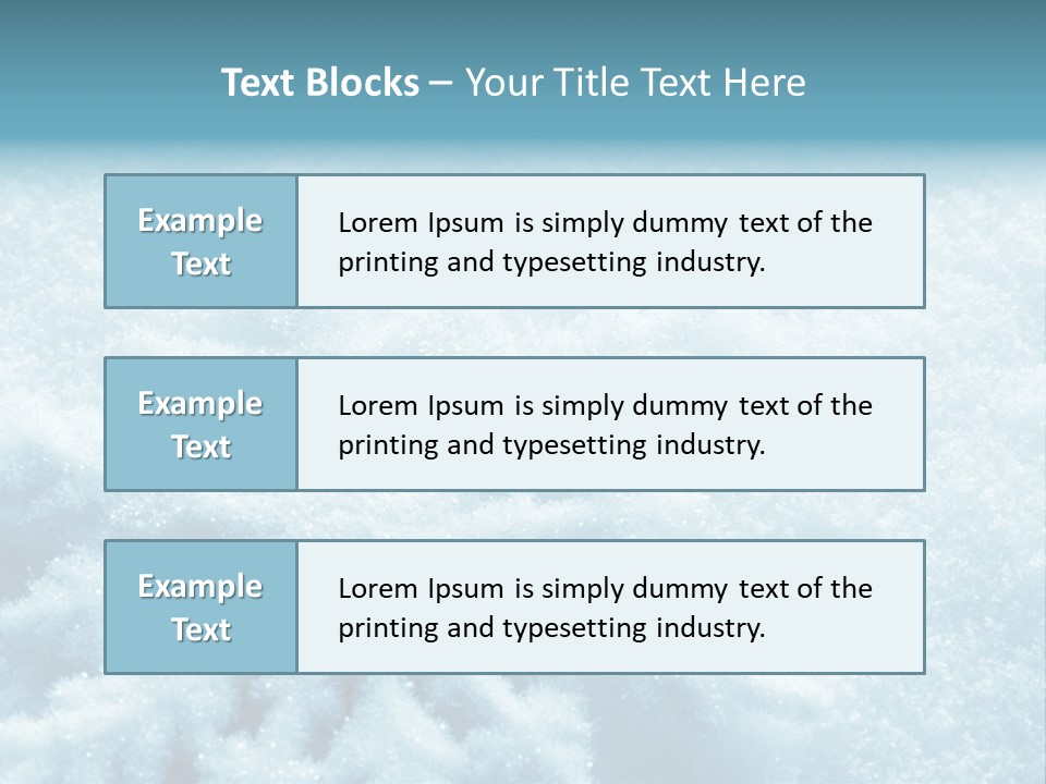 Snowflake PowerPoint Template