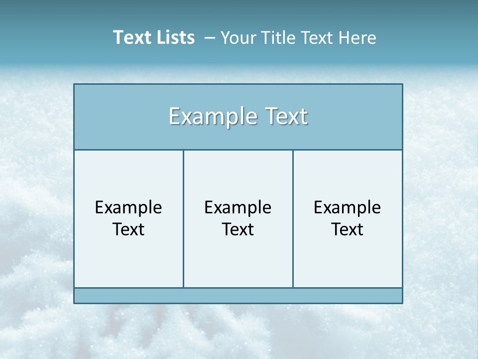 Snowflake PowerPoint Template