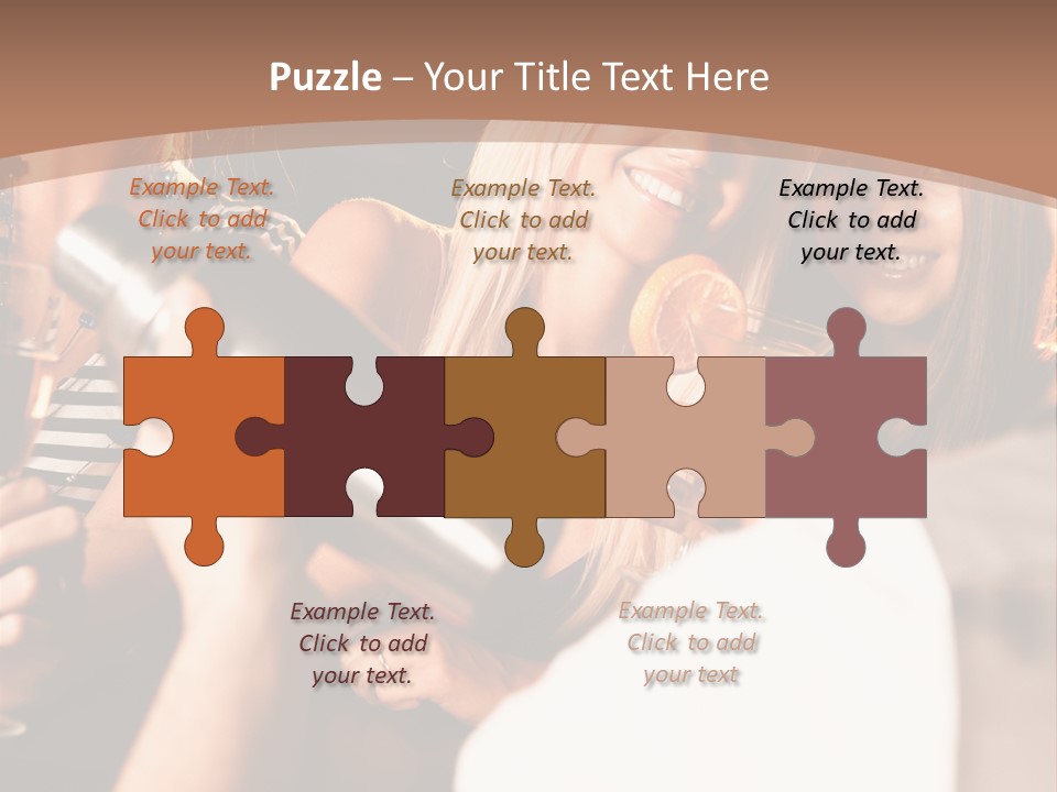 Girl Luxurious Year PowerPoint Template