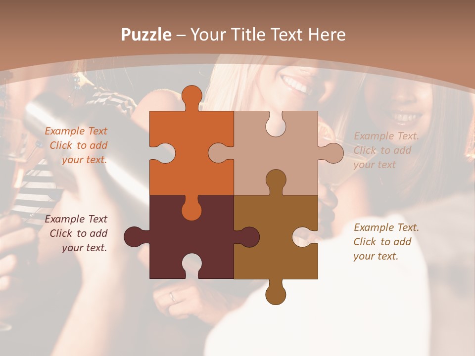 Girl Luxurious Year PowerPoint Template