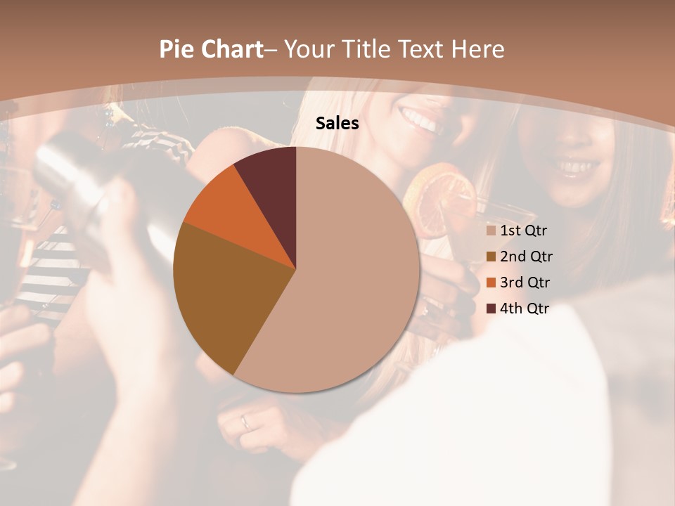 Girl Luxurious Year PowerPoint Template