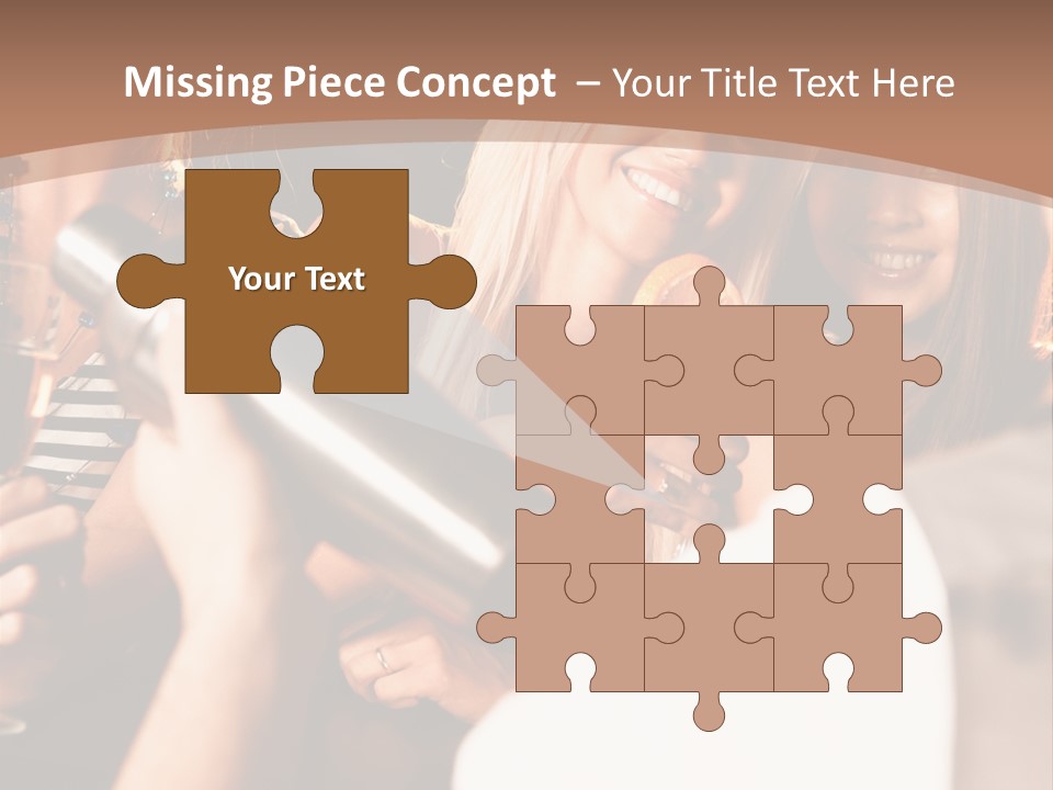 Girl Luxurious Year PowerPoint Template