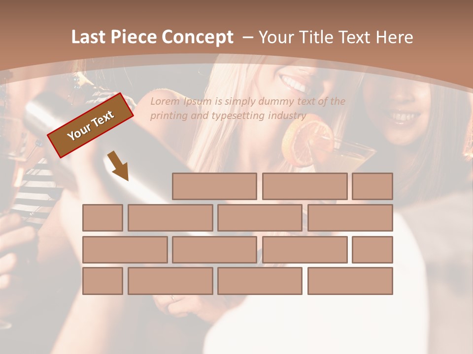 Girl Luxurious Year PowerPoint Template