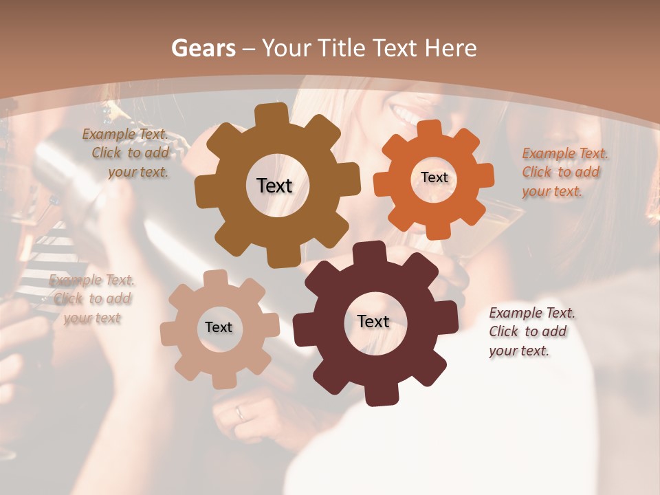 Girl Luxurious Year PowerPoint Template