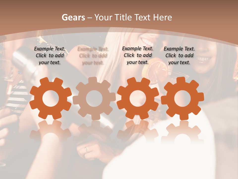 Girl Luxurious Year PowerPoint Template