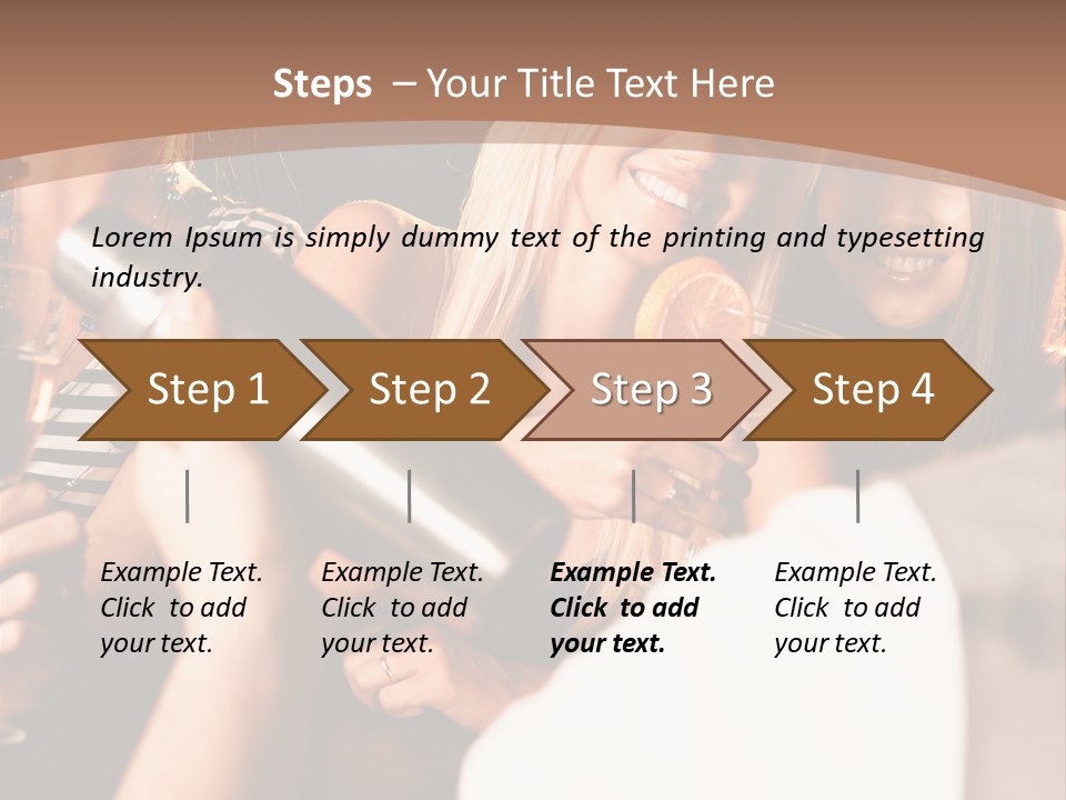 Girl Luxurious Year PowerPoint Template