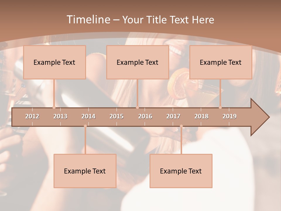 Girl Luxurious Year PowerPoint Template