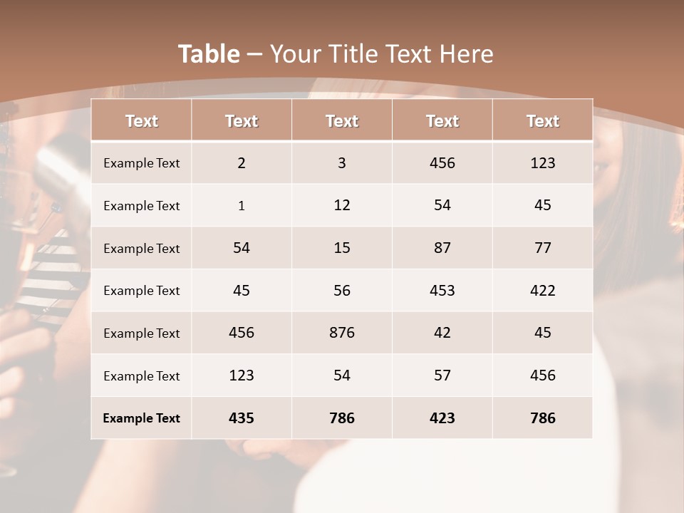 Girl Luxurious Year PowerPoint Template