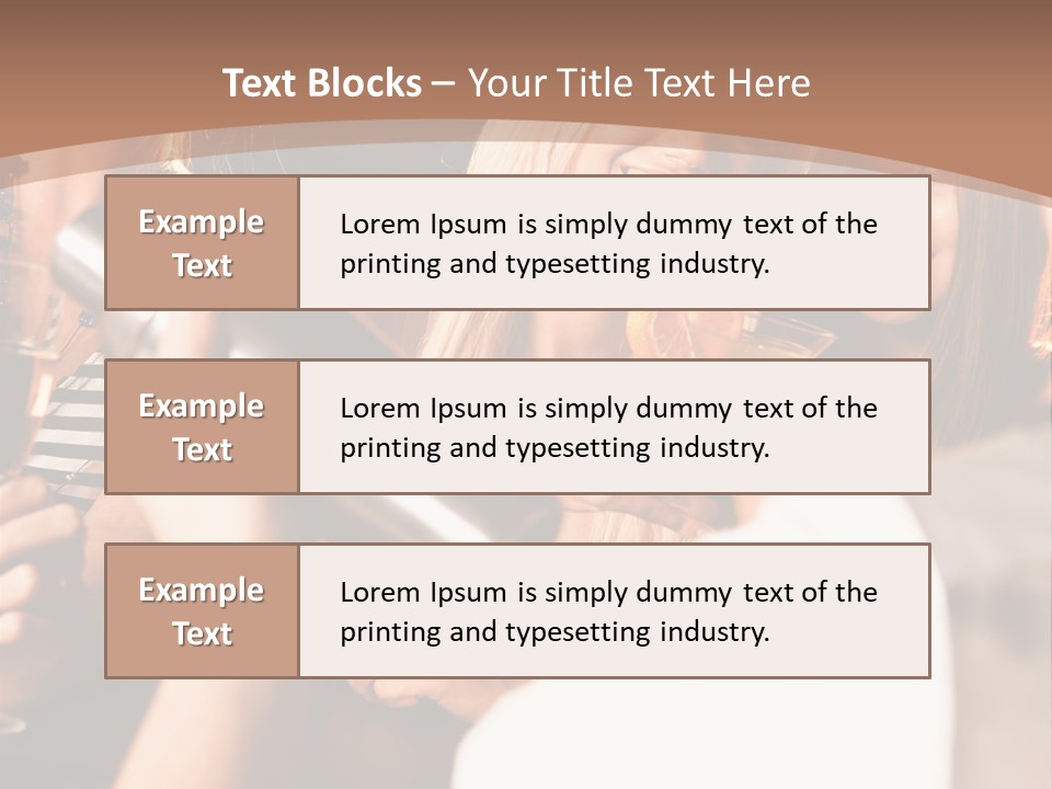 Girl Luxurious Year PowerPoint Template