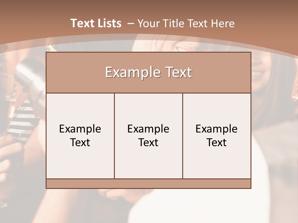Girl Luxurious Year PowerPoint Template