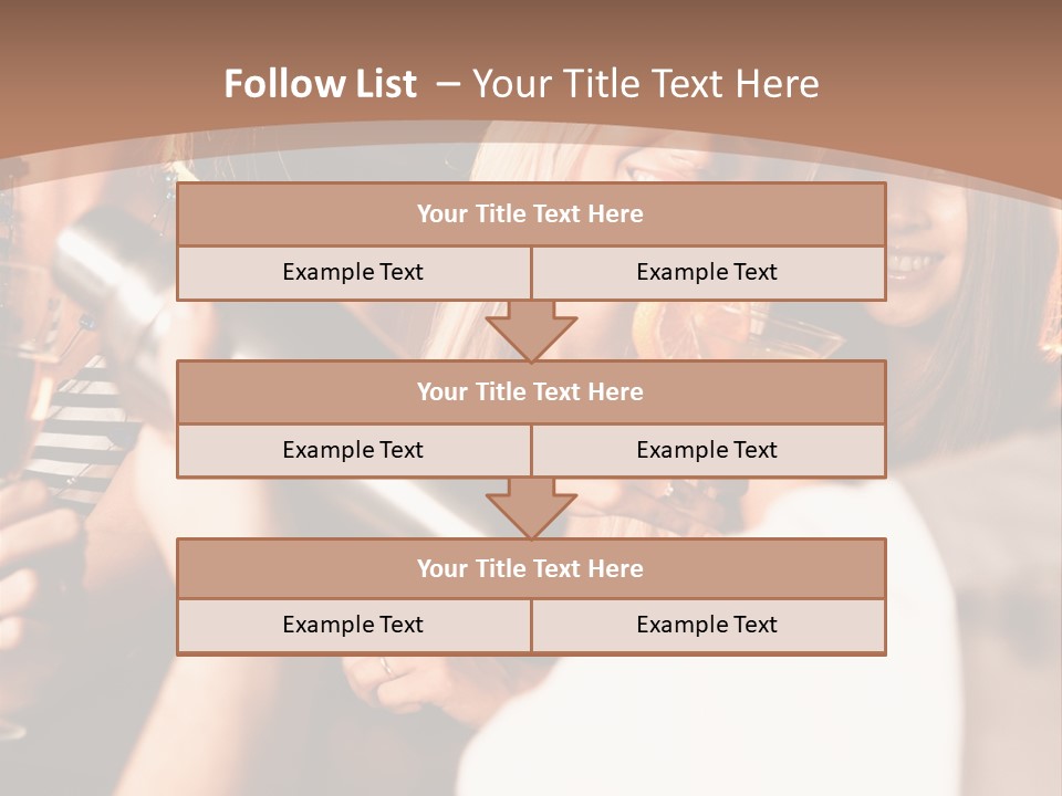 Girl Luxurious Year PowerPoint Template