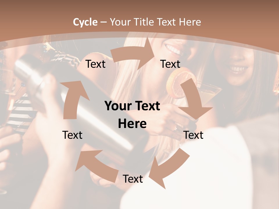 Girl Luxurious Year PowerPoint Template