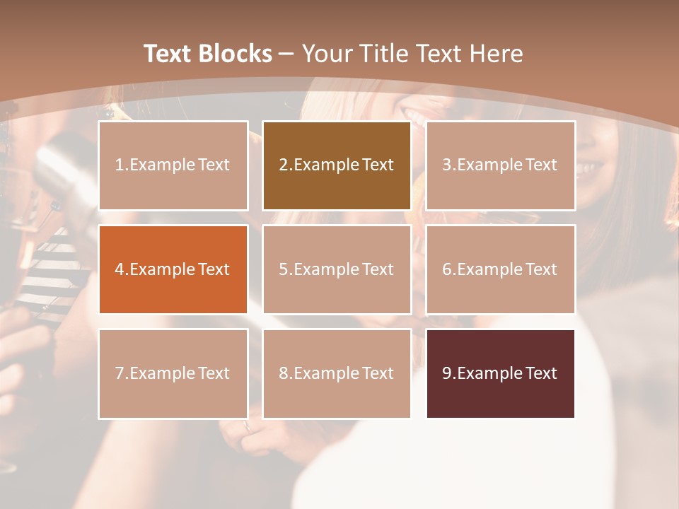 Girl Luxurious Year PowerPoint Template