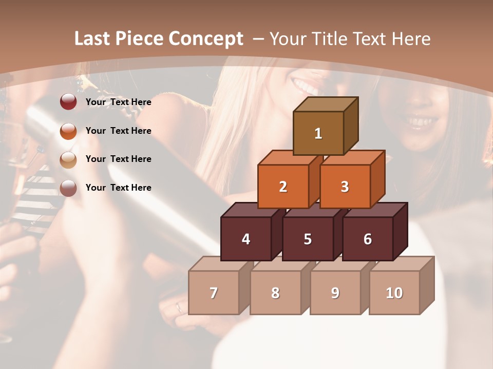 Girl Luxurious Year PowerPoint Template