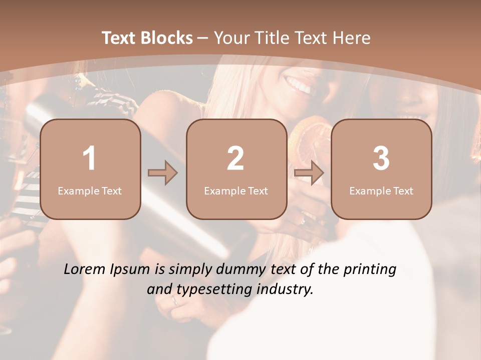 Girl Luxurious Year PowerPoint Template