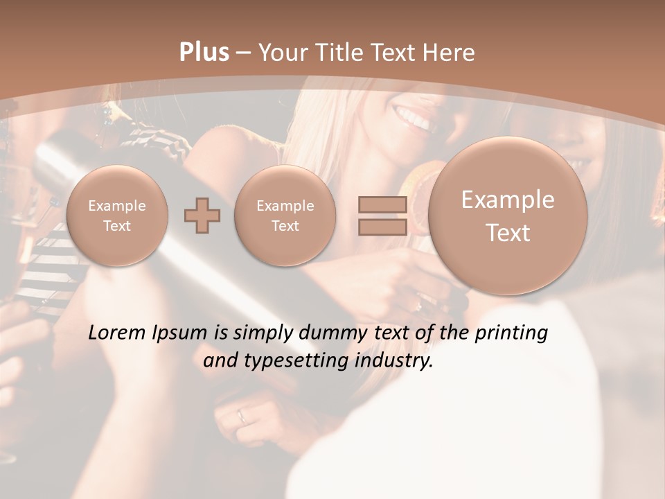 Girl Luxurious Year PowerPoint Template