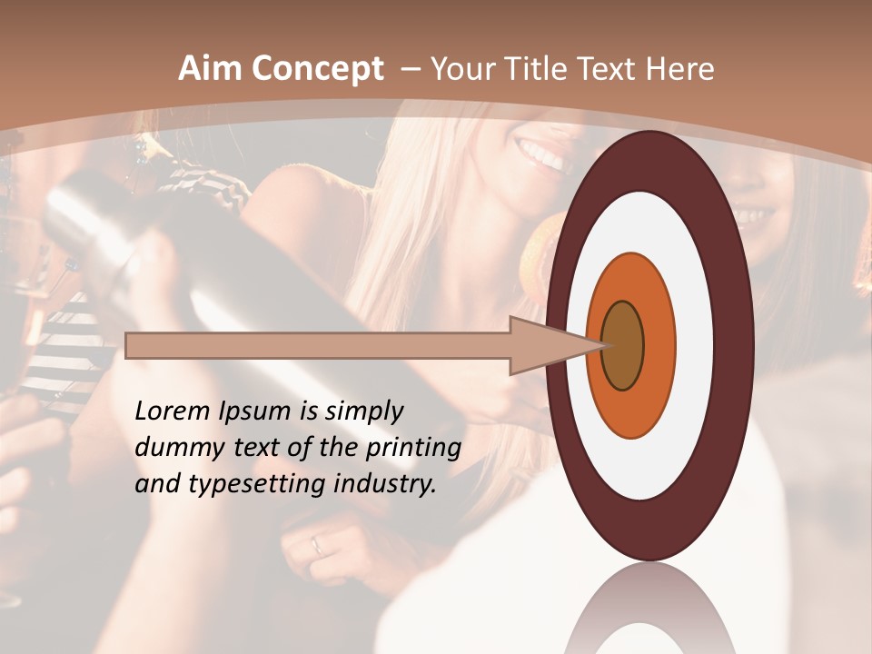 Girl Luxurious Year PowerPoint Template