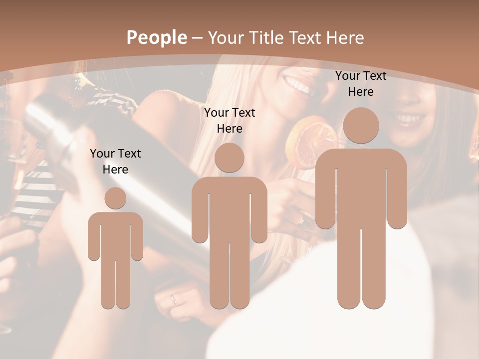 Girl Luxurious Year PowerPoint Template