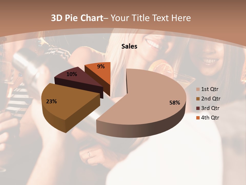 Girl Luxurious Year PowerPoint Template