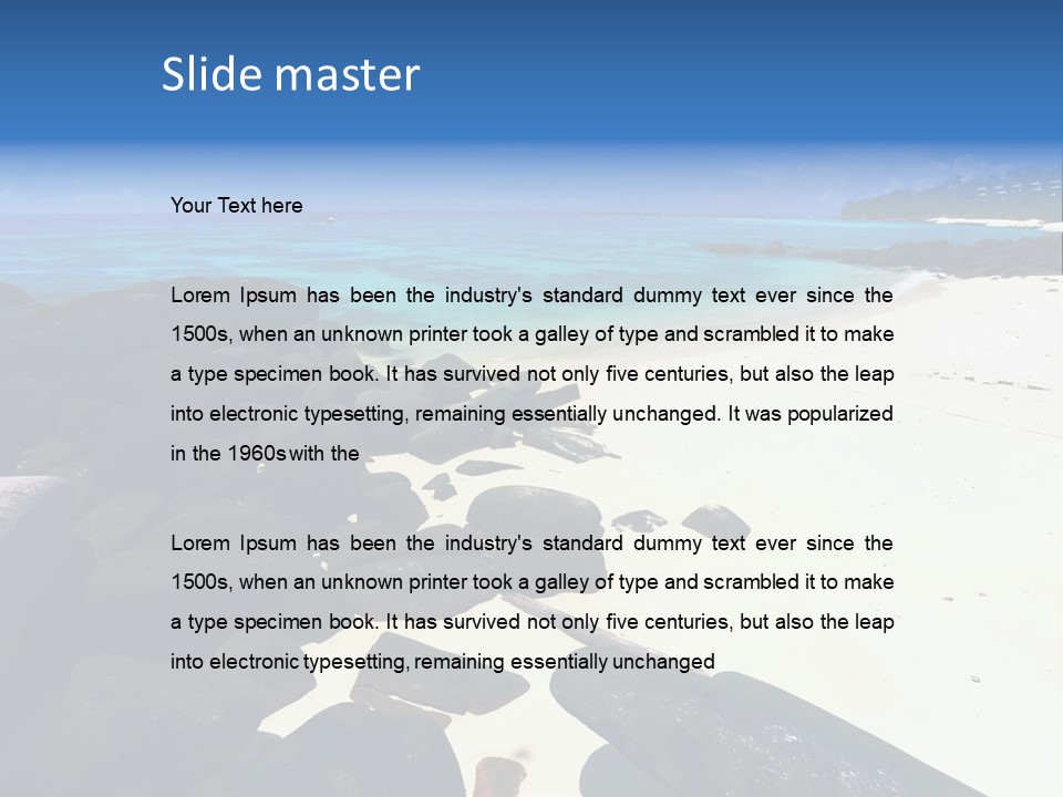 Beautiful Landscape Outdoor PowerPoint Template