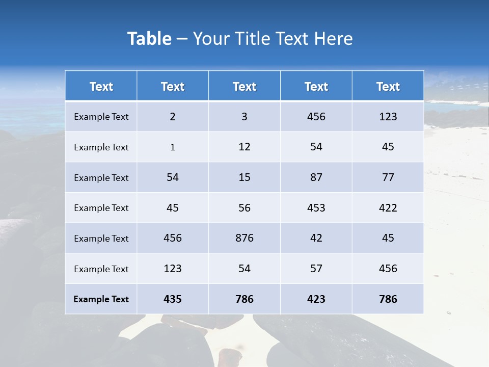 Beautiful Landscape Outdoor PowerPoint Template