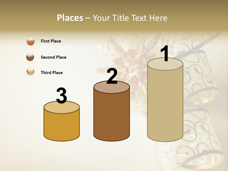 Christmas Golden PowerPoint Template