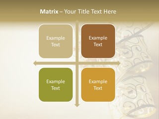 Christmas Golden PowerPoint Template