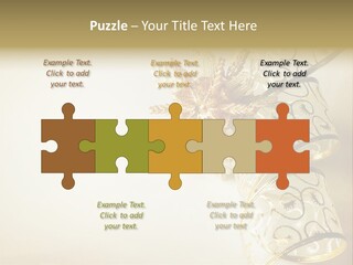 Christmas Golden PowerPoint Template