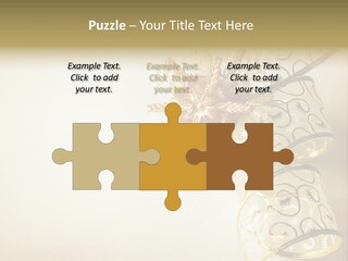 Christmas Golden PowerPoint Template