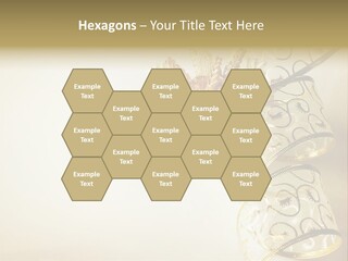 Christmas Golden PowerPoint Template